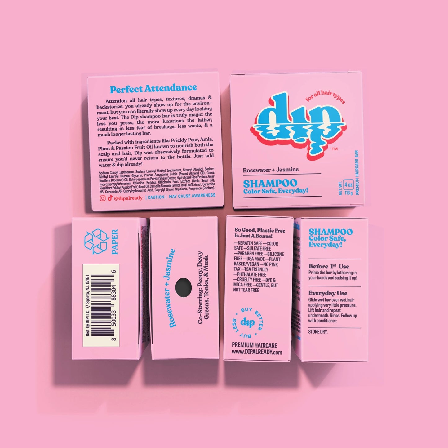 SHAMPOO BAR/ROSEWATER/JASMINE