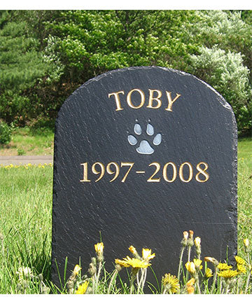 Memorial Pet Dog Headstone