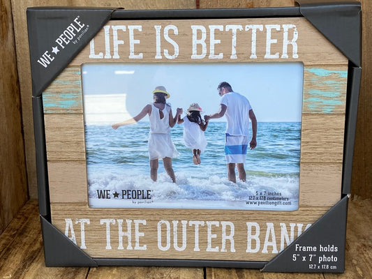 "Life is Better at The Outer Banks" Picture Frame