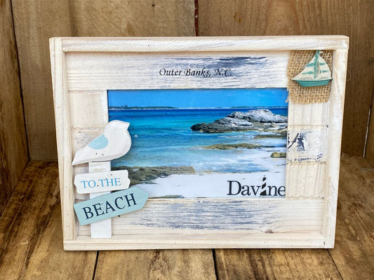 "To The Beach" Picture Frame